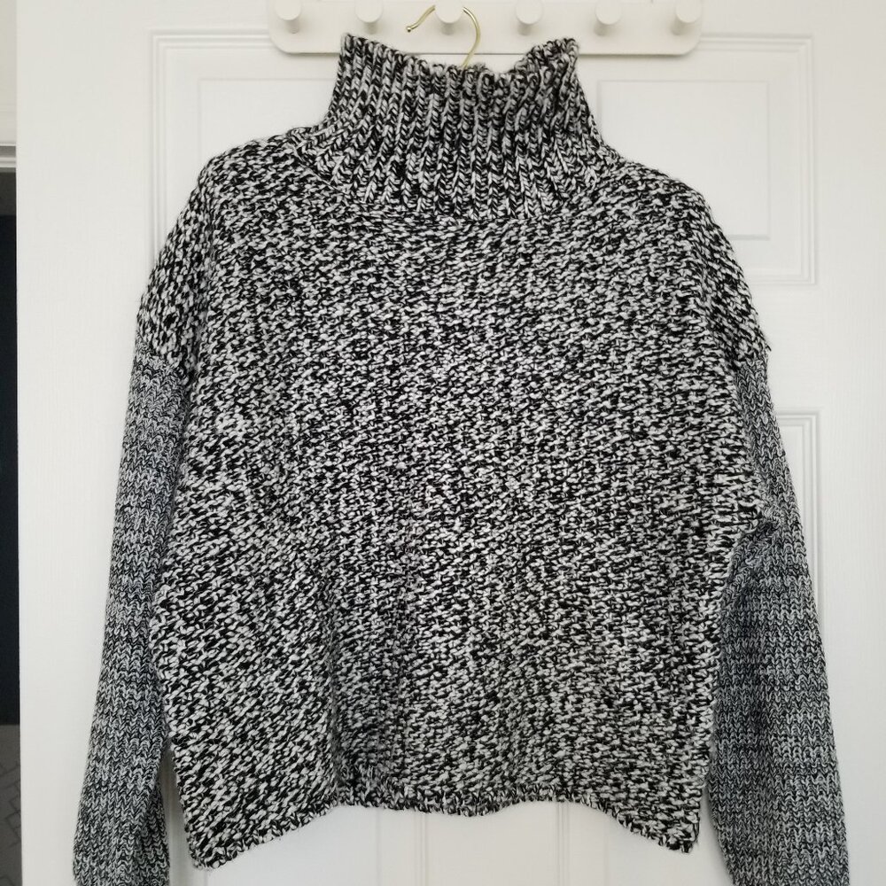 Mock turtleneck cozy sweater